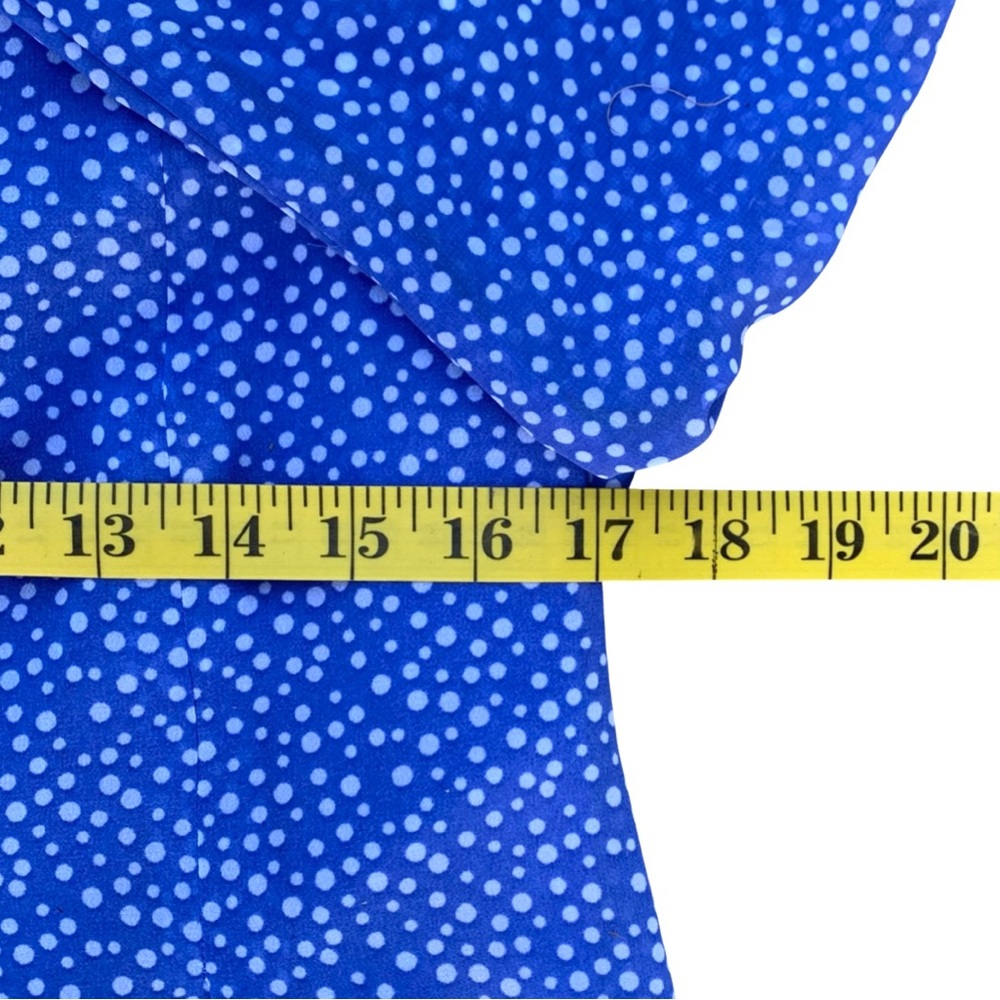 International Concept Dresses Blue Polka Dot Lined Midi Dress - Picture 11 of 15